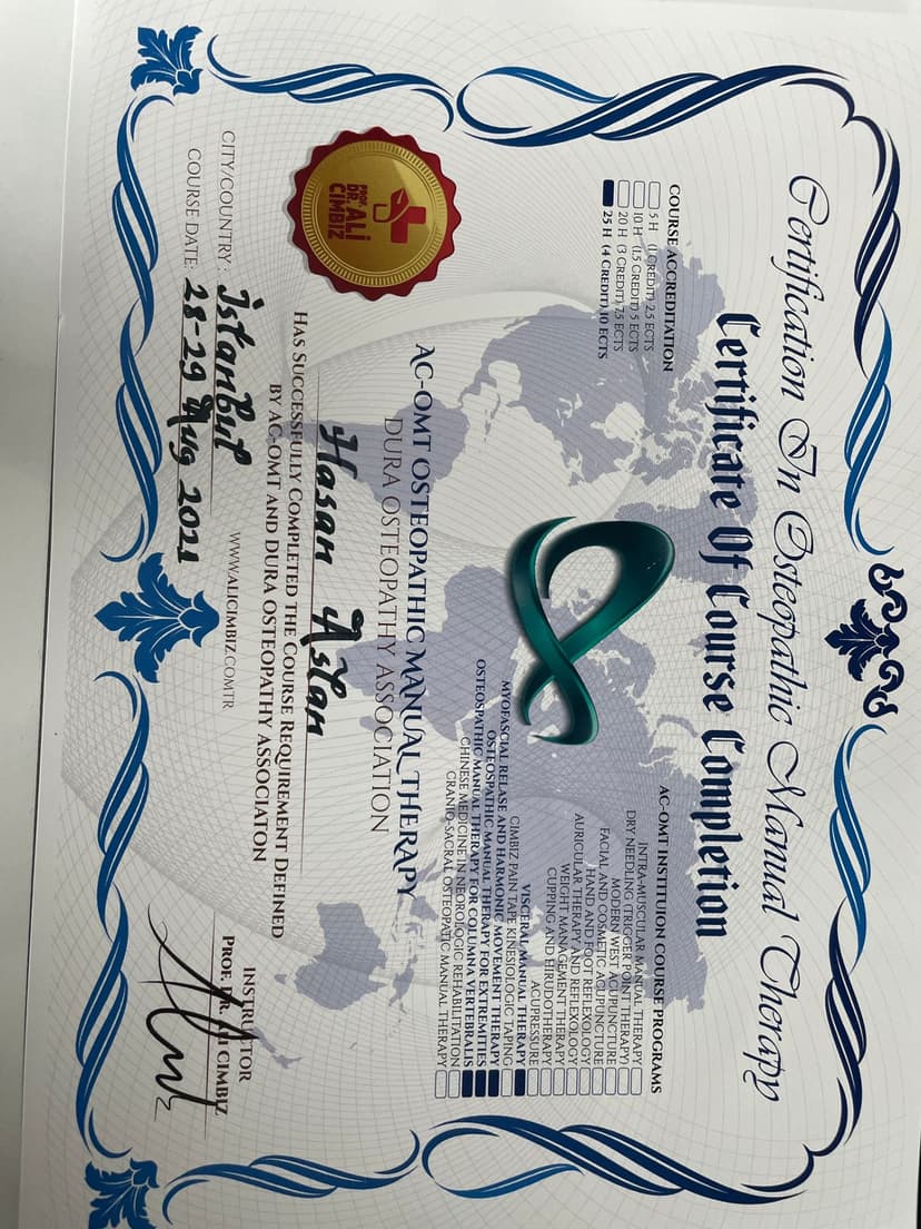 OSTEOPATHIC MANUEL TERAPİ