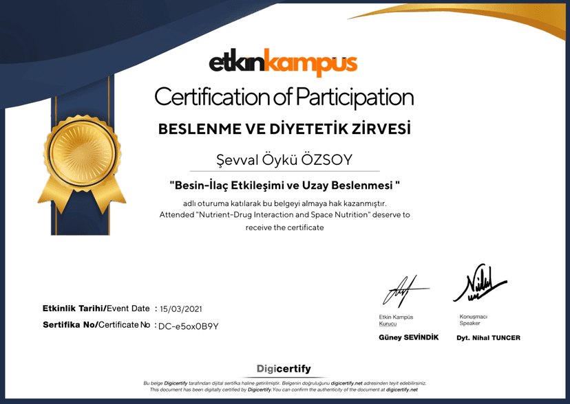 Besin-İlaç Etkileşimi ve Uzay Beslenmesi