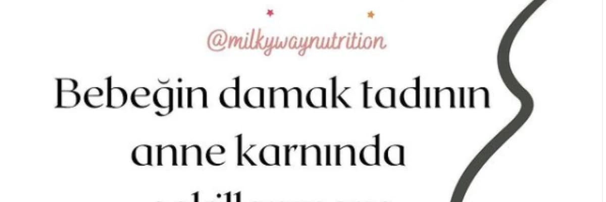 Bebeğin damak tadının anne karnında şekillenmeye başladığını biliyor muydunuz?