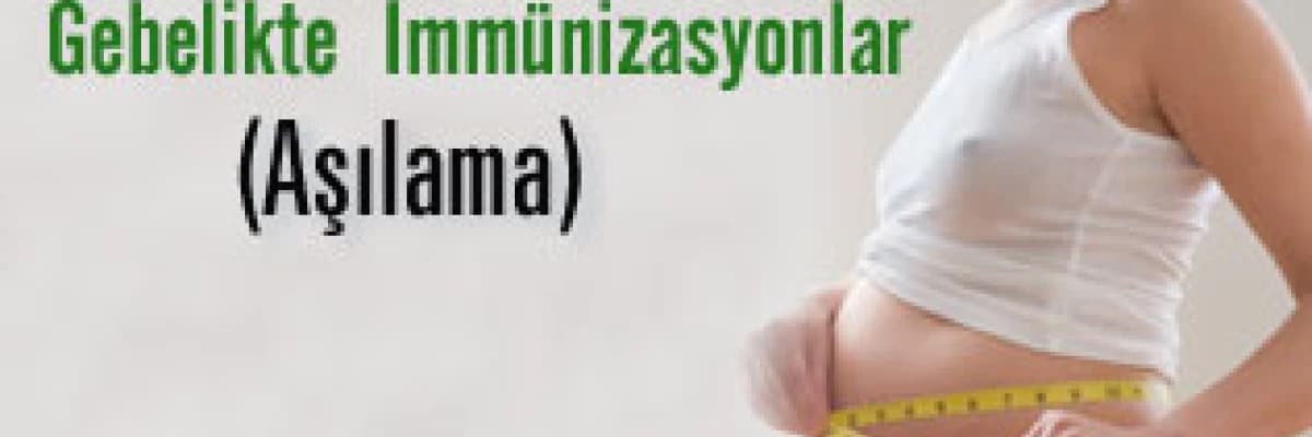 Gebelikte immünizasyonlar (aşılama)