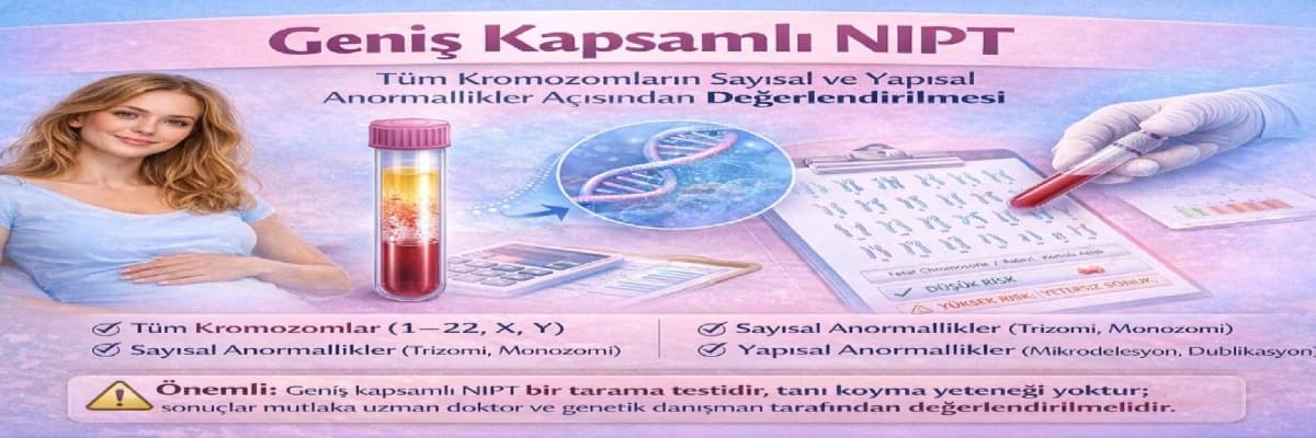 Geniş Kapsamlı NIPT (Tüm Kromozomların Sayısal ve Yapısal Anormallikler Açısından Değerlendirilmesi)