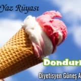 Bir yaz rüyası dondurma