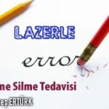 Lazerle dövme silme tedavisi