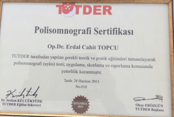 Polisomnografi Sertifikası