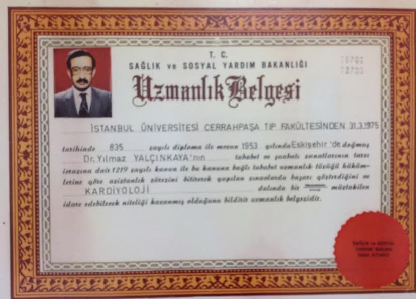 Uzmanlık Belgesi