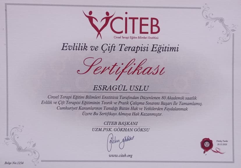 Evlilik ve Çift Terapisi